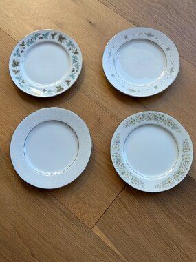 Vintage Mismatched China Dessert Plates